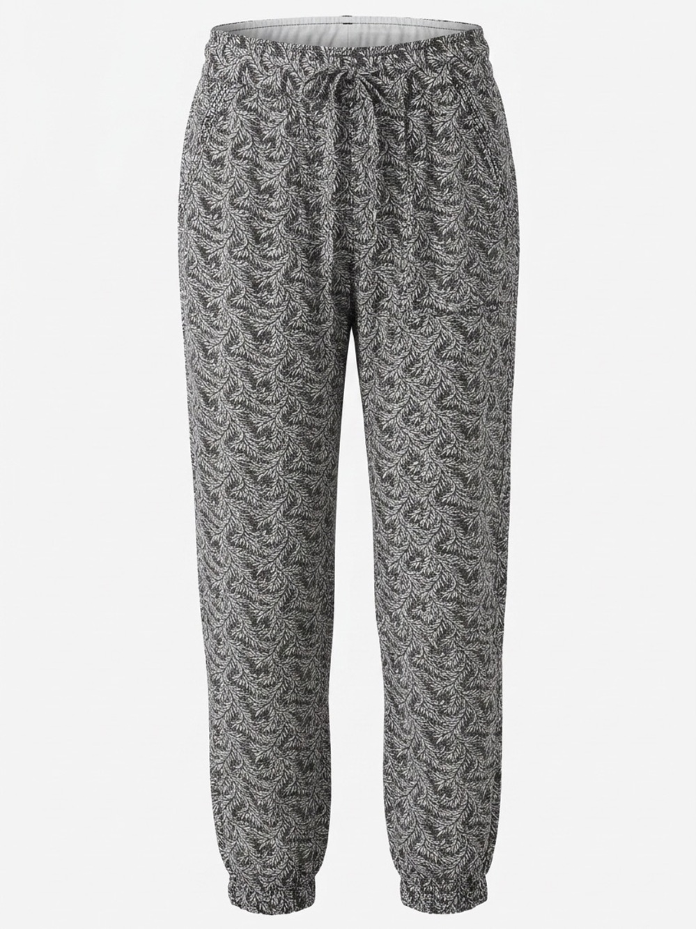 Anthropologie Gray Printed Jogger Pants